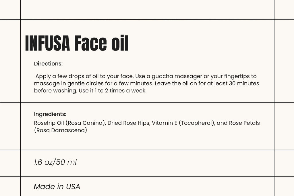 Organic Rosehip face oil with Infusio technology