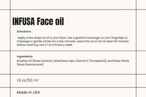 Organic Rosehip face oil with Infusio technology